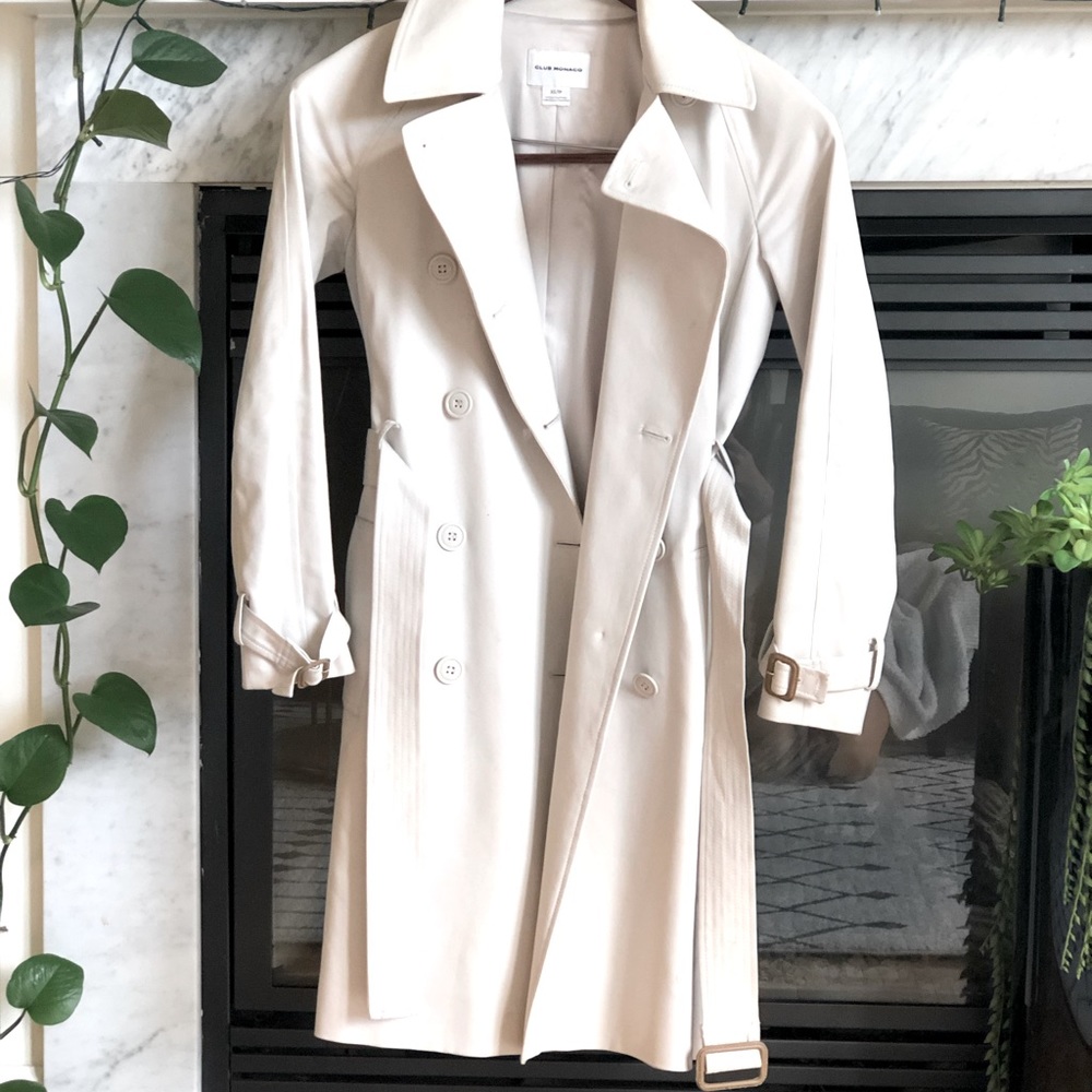🌸 ☔️ Club Monaco Classic Belted Trench Coat